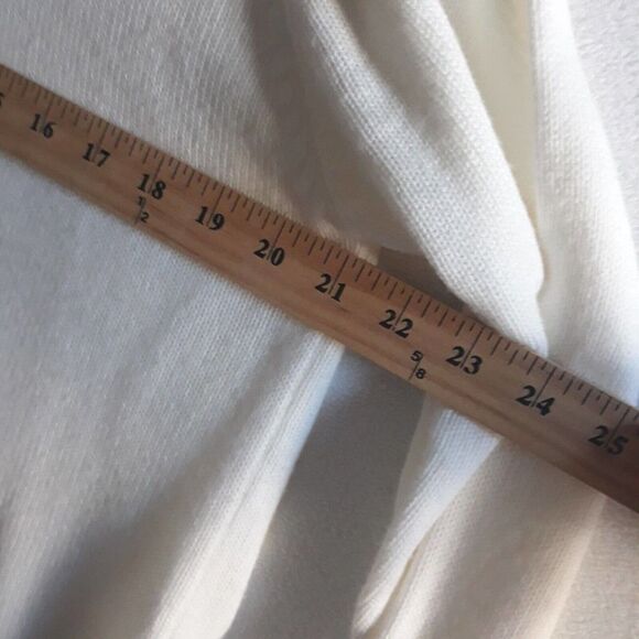 Jenny Sweater Womens Large Off White Grannycore Floral Embroidered Beads - Picture 5 of 10